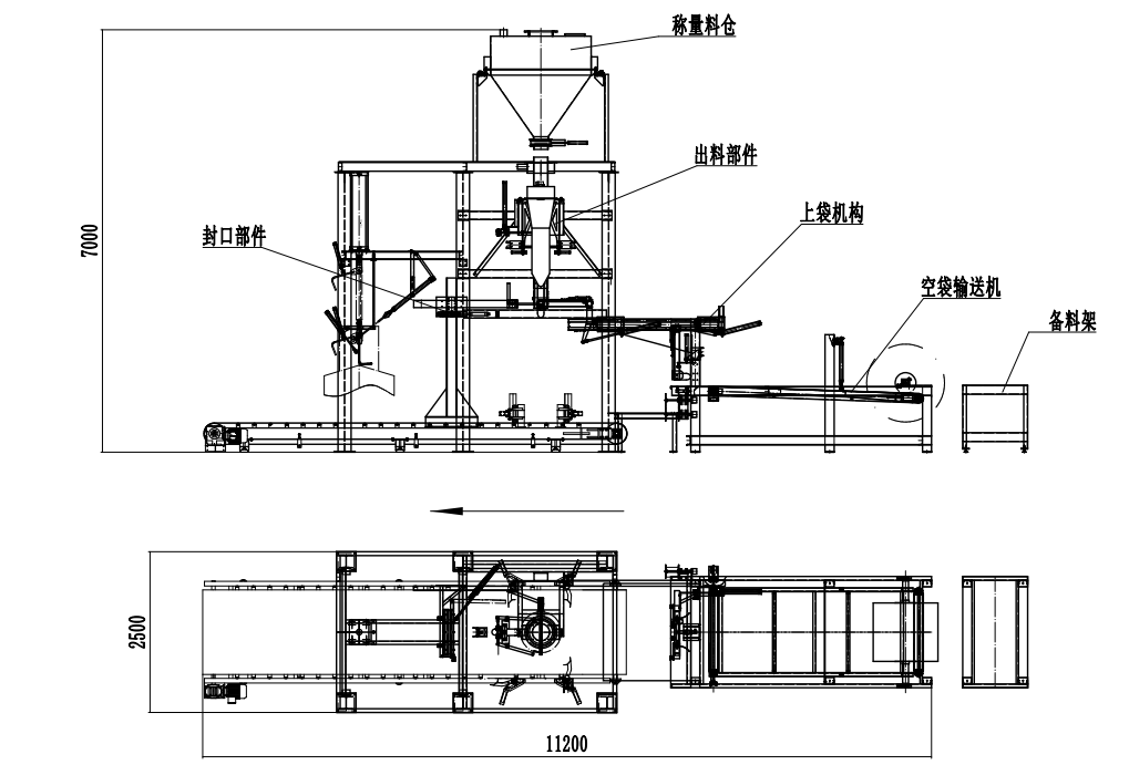 全自動噸袋包裝秤，全自動噸袋包裝機，全自動大袋包裝秤